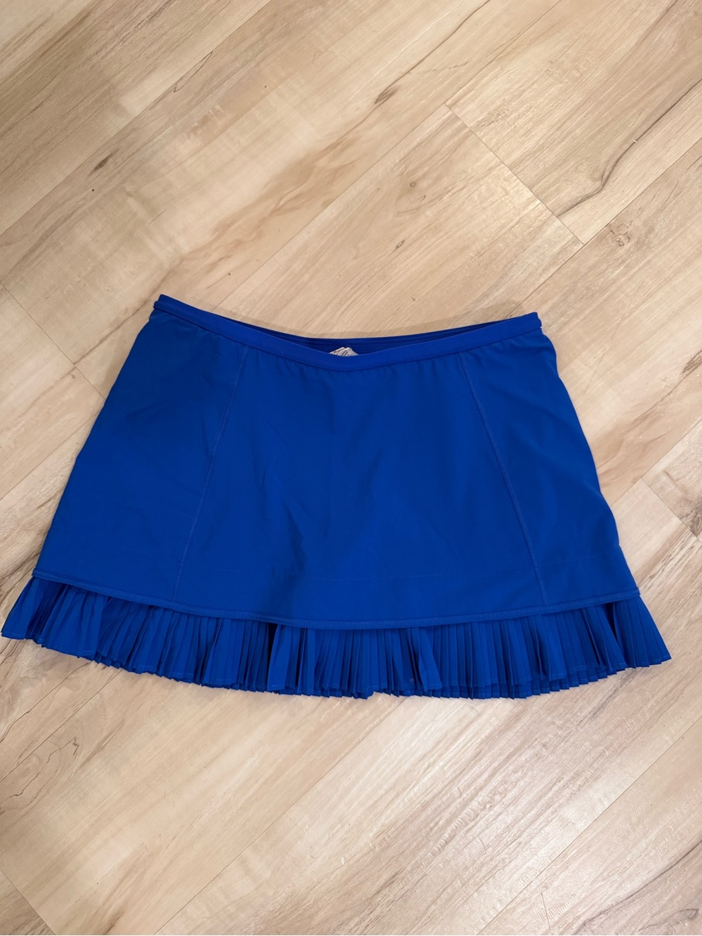 Lululemon Royal Blue Pleated Hem Athletic Skirt